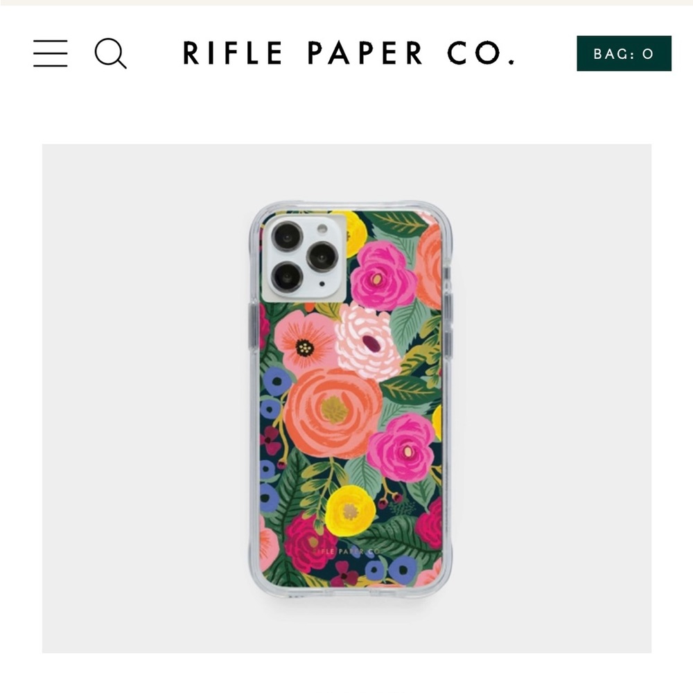 Rifle Paper Co iPhone case for iPhone 11 or iPhone XR
